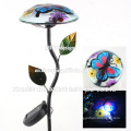 Glass Garden Light Mushroom LED Outdoor Solar Light